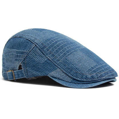 Denim Vintage Beret Men Newsboy Caps Summer