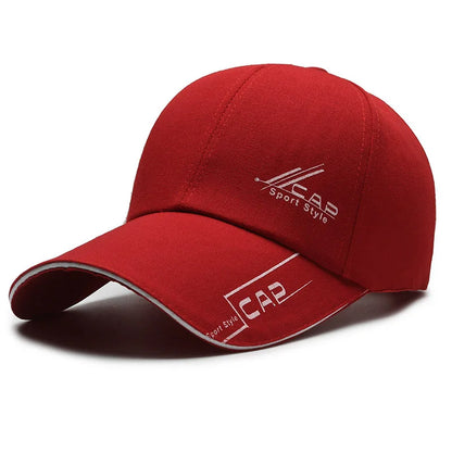 Hats Men Summer Long Brim Baseball Caps Spring Casual Outdoor Sun Fishing Hats Sunscreens Shade Caps