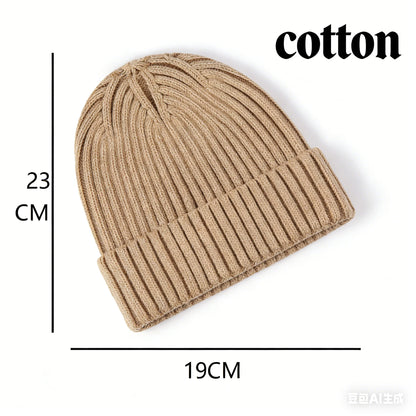 Autumn  Winter Short Warm Melon Hat Men
