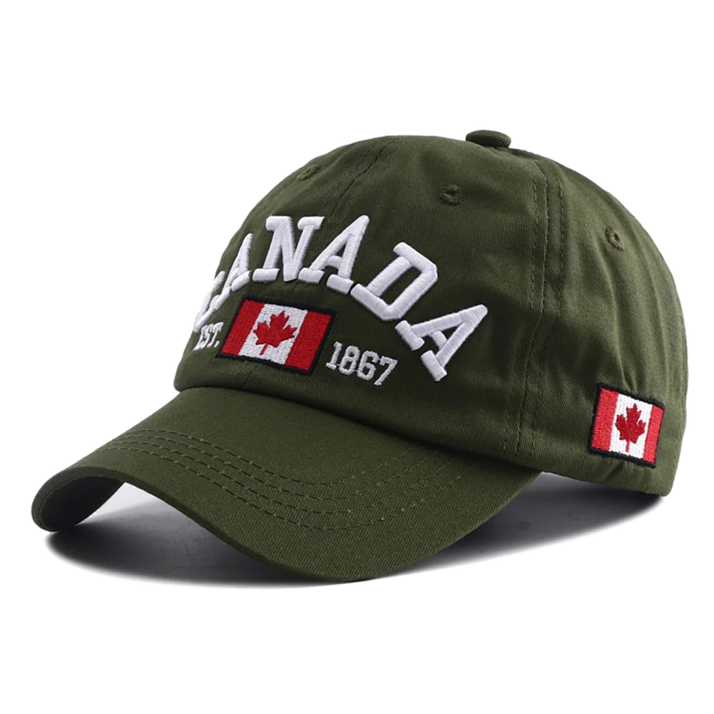 Canada Flag Embroidery Baseball Cap