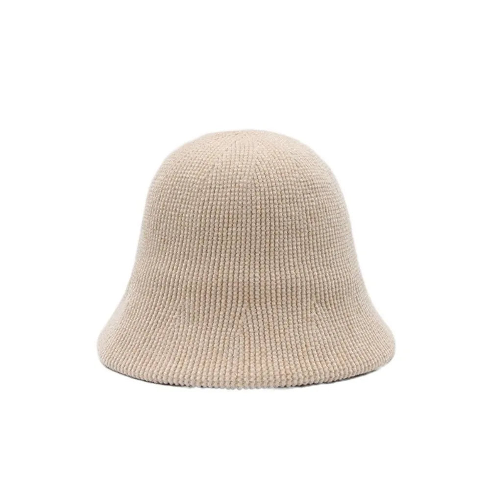 Casual Chenille Knitted Fisherman Hat British