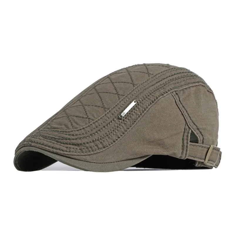 Men Women Beret Spring Autumn Cotton Flat Cap