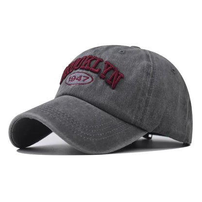 New Brooklyn Cotton Embroidered Baseball Hat