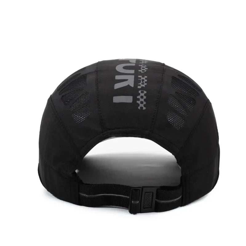 Summer New Arrival SPORT Letter Front Panel Cap For Men Breathable Sun Hat Outdoor UV Protection Baseball Cap