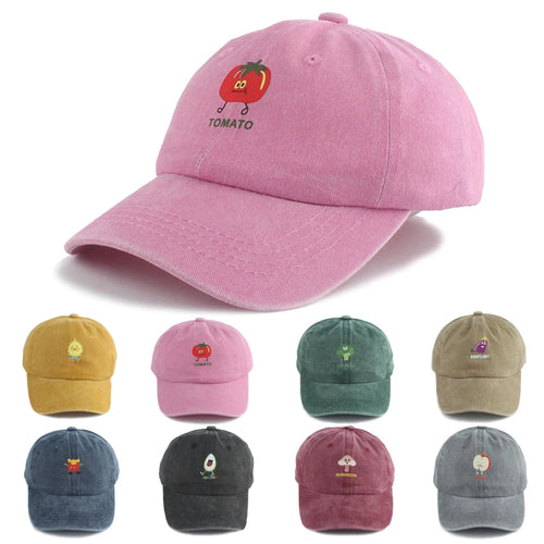 Kids Cartoon Adjustable Baseball Cap Baby Girl Boy