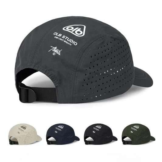 Short Brim Quick-Drying Mesh Baseball Cap - Breathable Lightweight , for Men Women Couples