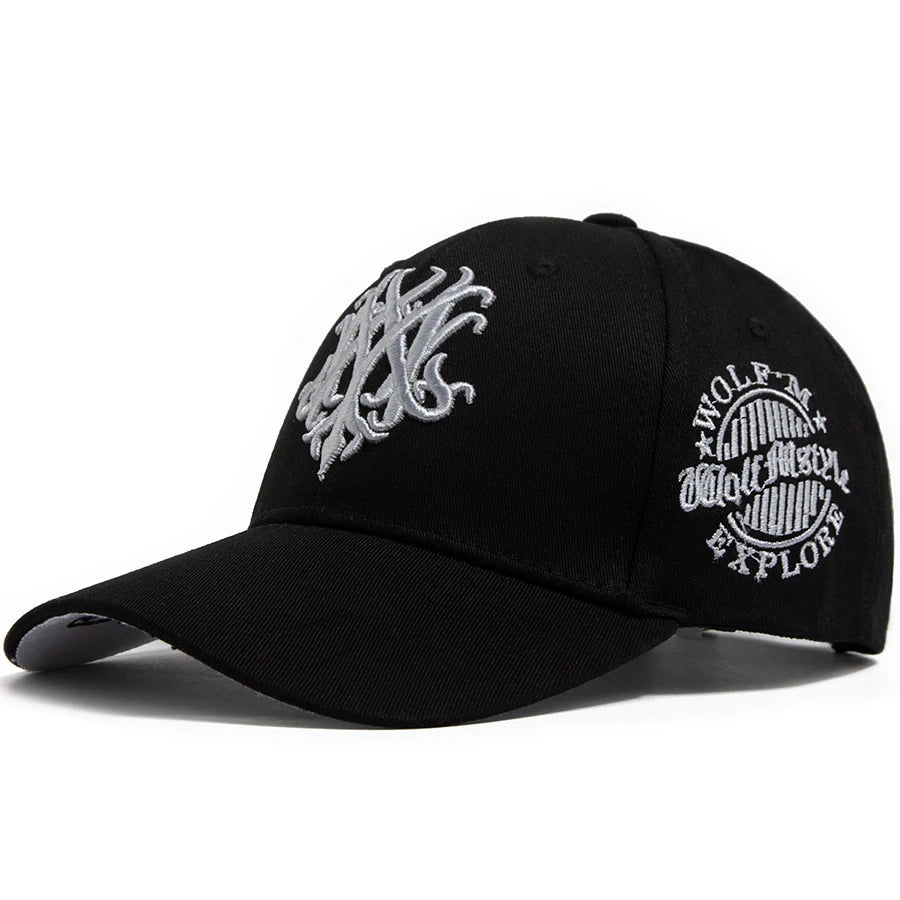 Totem Embroidery Cotton Men Women Baseball Cap