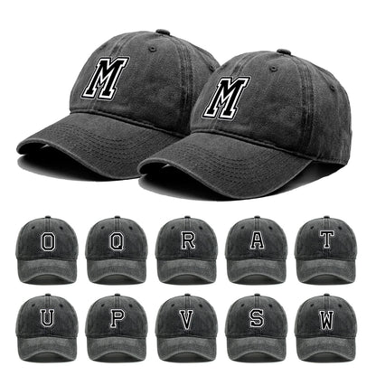 Popular Letters Print Baseball Caps Black Hat Gift Golf Dad Hat