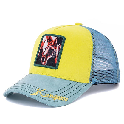 Unisex Mesh Cap Elephant Summer Animal Baseball Cap For Men Women ﻿