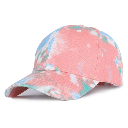 Tie-dye Baseball Cap Unisex Hat Outdoor Sports Shade Golf Cap