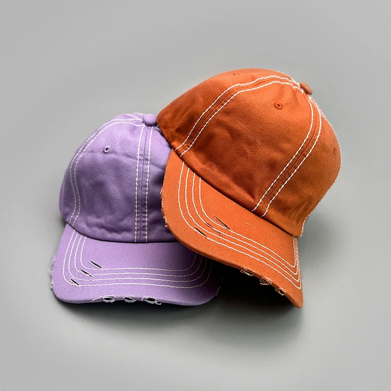 Men And Women Solid Color Soft Cotton Sport Sun Hat