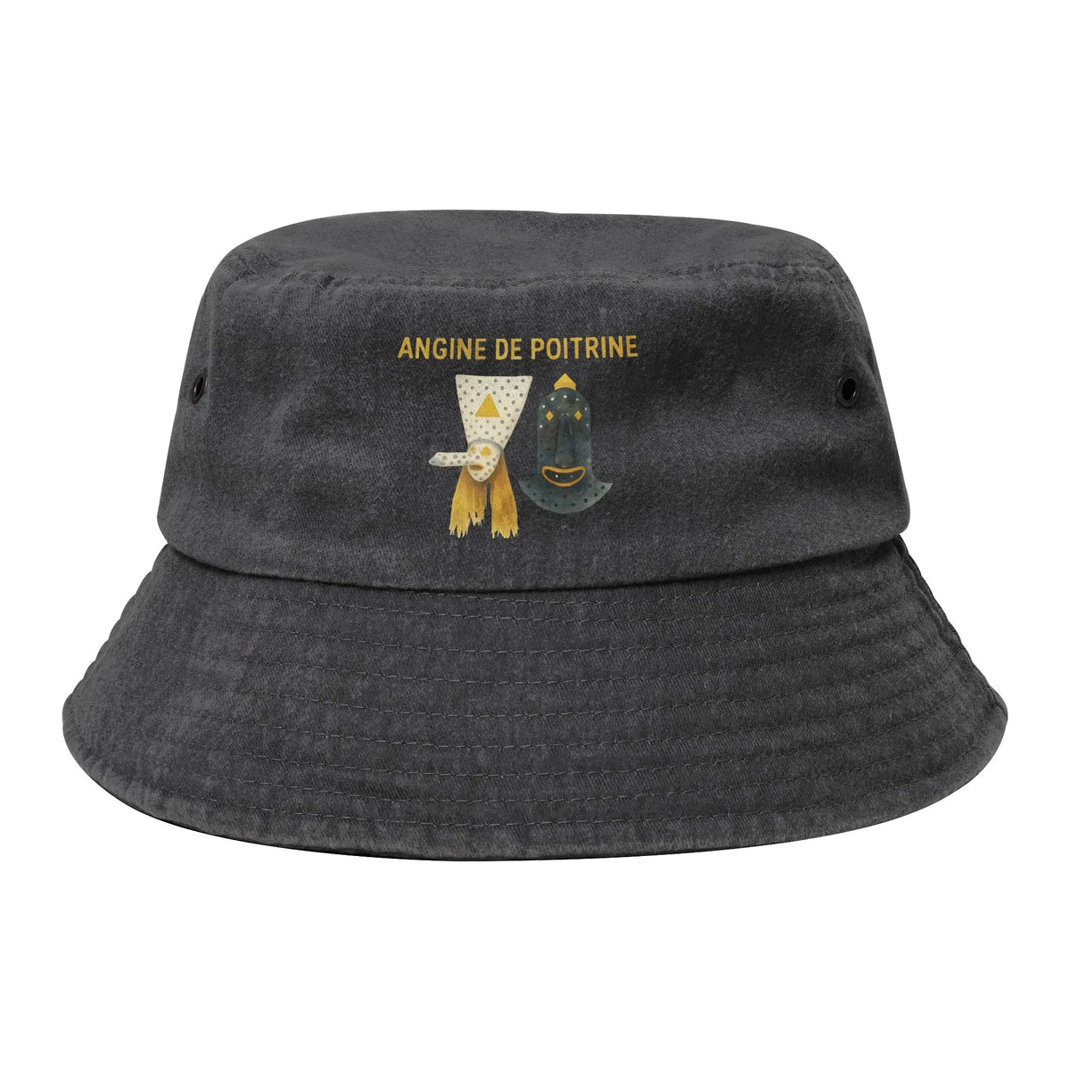 Men Women Distressed Denim Sun Hat  Bob Hat Fishing Cap Hiking