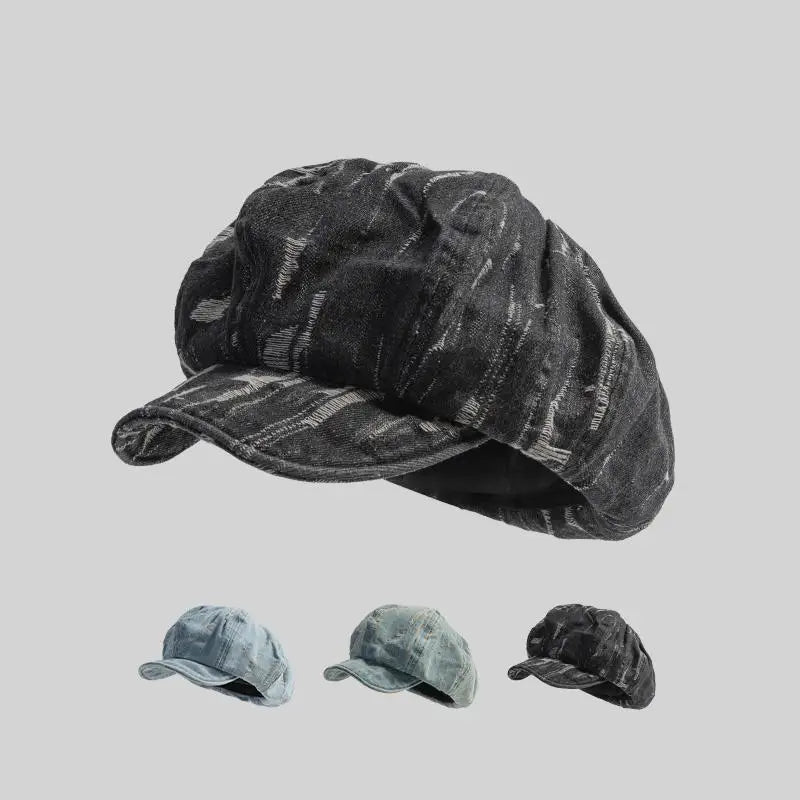 Korean Style Women's Denim Beret