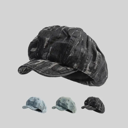Korean Style Women's Denim Beret