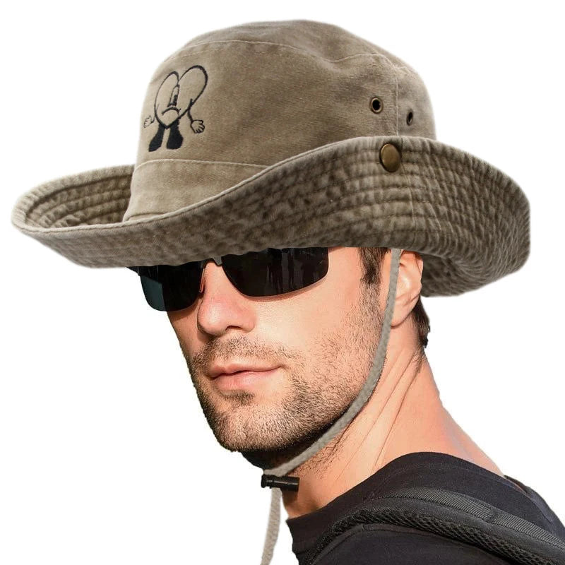 Cotton Embroidered Bad Bunny Fisherman Hats