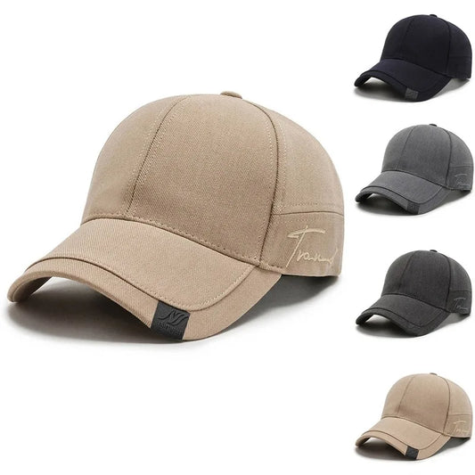 High Quality Solid Baseball Caps For Men Outdoor Cotton Cap