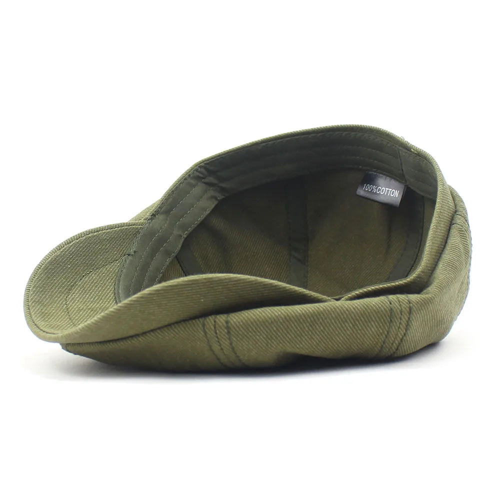 Cotton Casual Newsboys Hat For Men Women