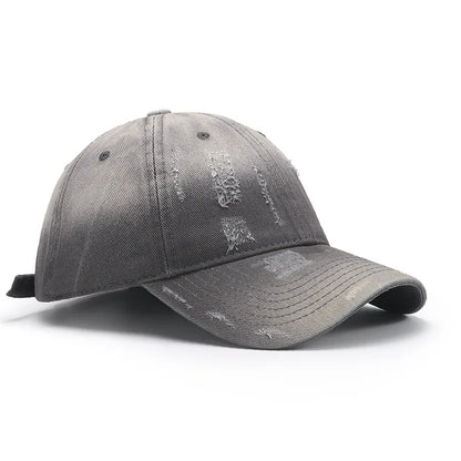 Spring Outdoor Washed Distressed Soft-Top Men's Baseball Cap