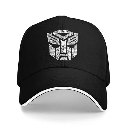 Transformer Autobots Film Print Baseball Cap Sandwich Hats Men Women
