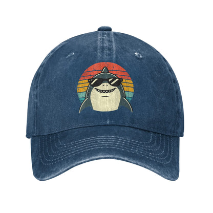 Shark With Sunglasses Animal Sharks Casual Baseball Cap For Female Male