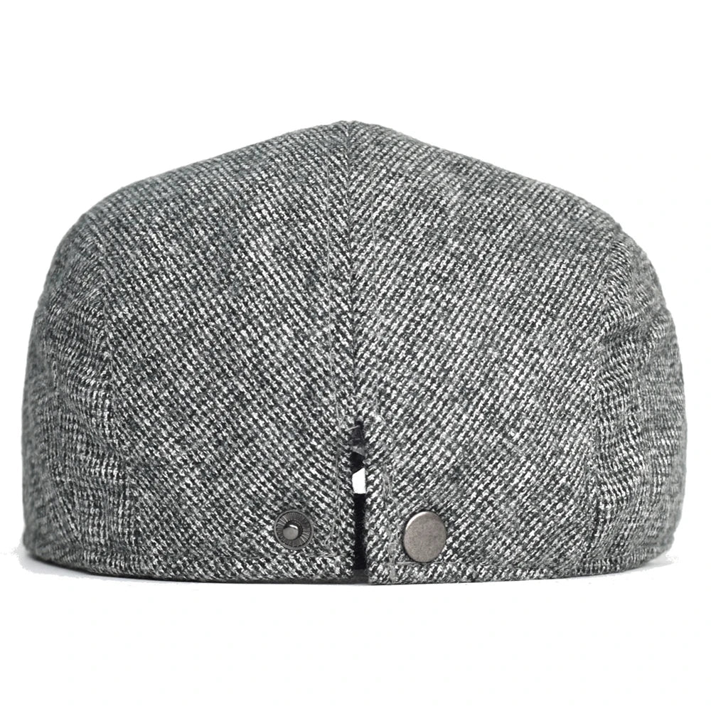 Autumn Winter Thick Warm Newsboy Caps Men Women Soft Beret Hat