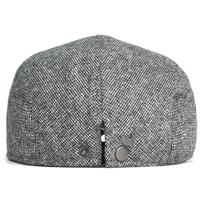 Autumn Winter Thick Warm Newsboy Caps Men Women Soft Beret Hat