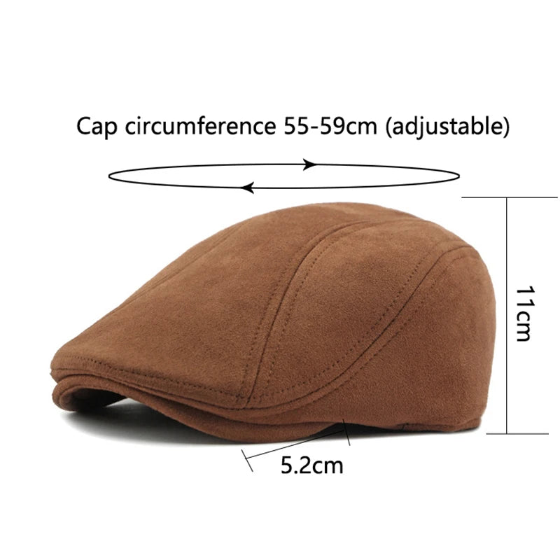 Fashion Berets Men Women Spring Autumn Suede Hats