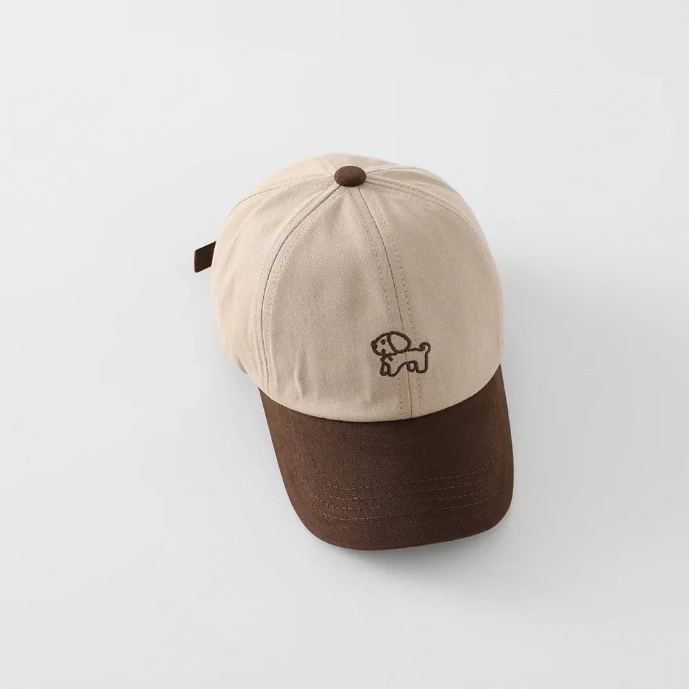 New Autumn Letter Embroidery Baseball Cap Fashion Style Baby Boys Girls Sun Hat Korean Caps Children