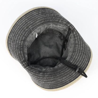 Bucket Hat With Leather Belt Men Women Sunhat 2026