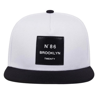 New Fashion N86 BROOKLYN Patch Snapback Hat Adjustable Cotton Tide Hip Hop Outdoor Sport Baseball Cap
