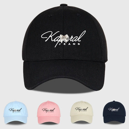Vintage Kaporal Bow Print Baseball Cap