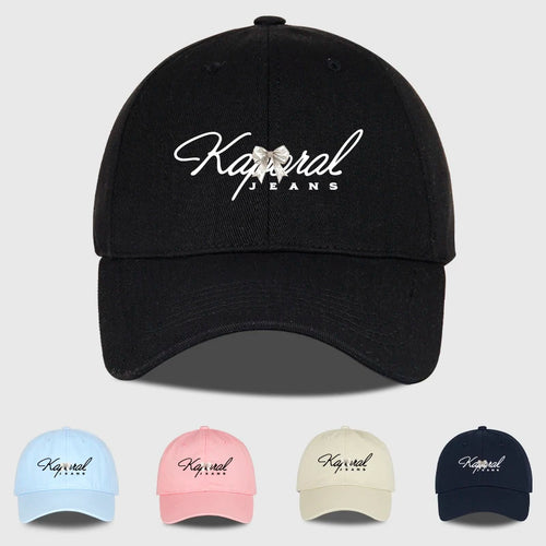 Vintage Kaporal Bow Print Baseball Cap