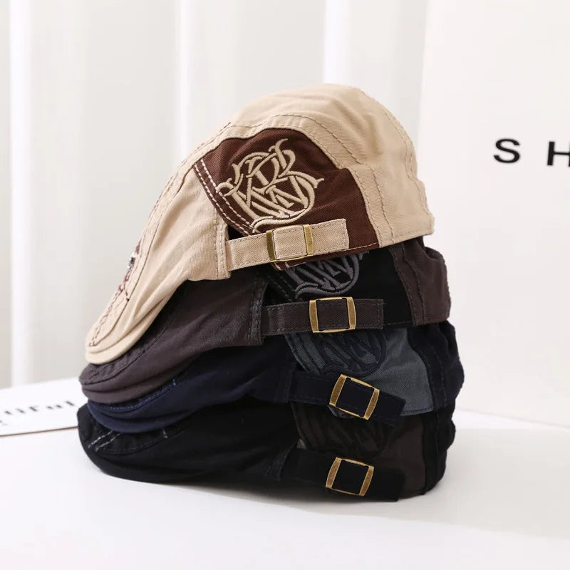 Summer Outdoor Cotton Berets Caps Newsboy Hats