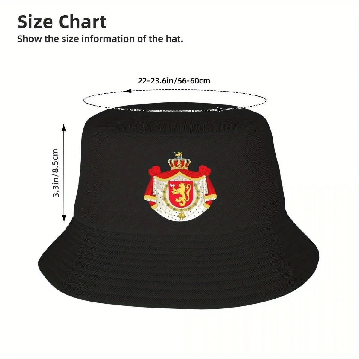 Unisex Coat Of Arms Of Norway Bucket Hat