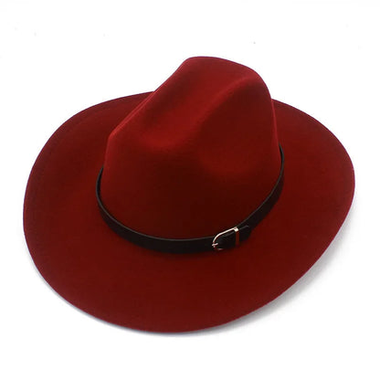 New Fedora Hat Women Felted Hats For Men Jazz Hat