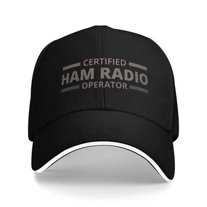 Amateur Ham Radio Baseball Cap Female Male