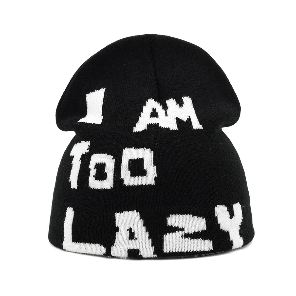Y2k Letter Butter Knit Hats Skullies Beanies Autumn Winter Warm Hat