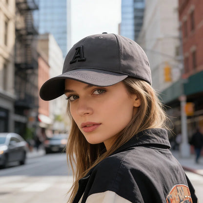 A Letter Baseball Cap Four Seasons Women's