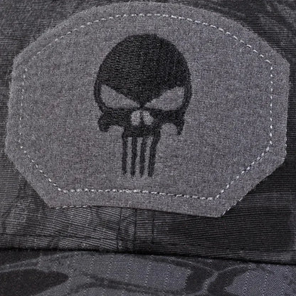 NEW Skull Embroidered Top With Patch Breathable Baseball Caps Adjustable Casual Hat Sunscreen Hat