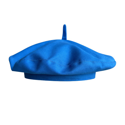 Spring Summer Yellow Linen Beret Korean Style Literary Painter Cap