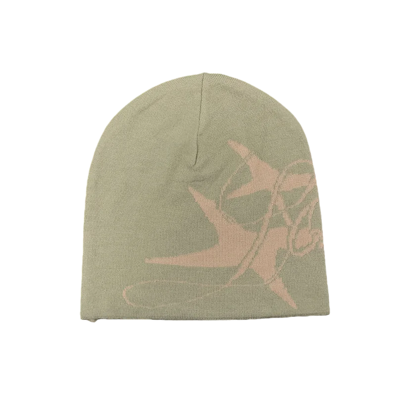 Trendy Jacquard Knitted Hat Autumn Winter Outdoor