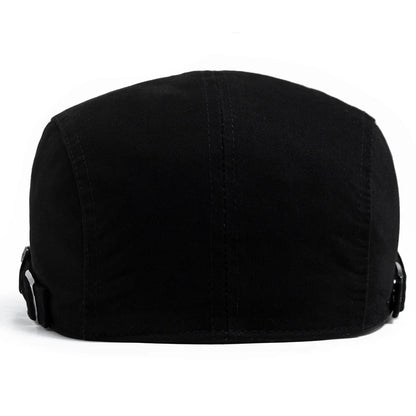 Fashion Men's Beret Button Embroidery Cotton Vintage Berets Outdoor