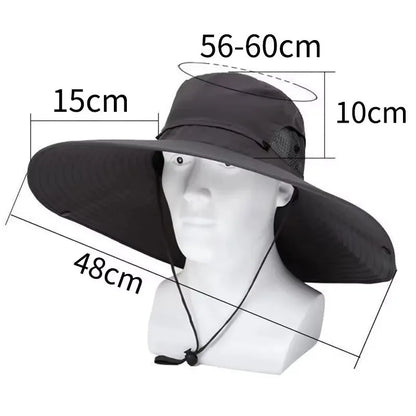 Outdoor Men's and Women's Breathable Summer Fisherman Hat