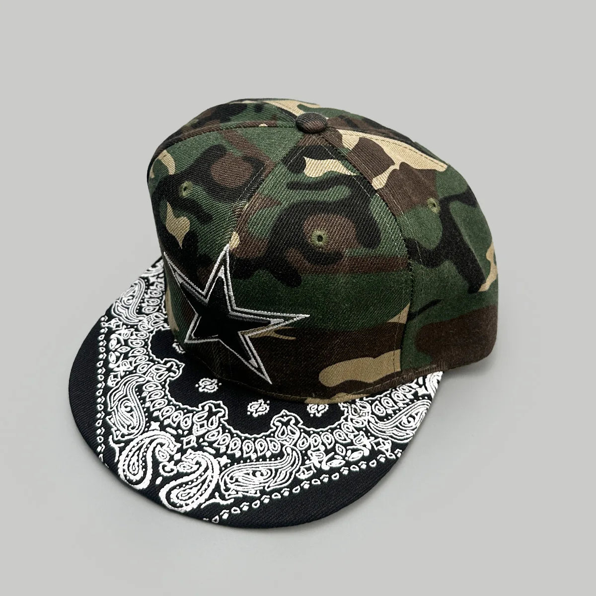 Hip-hop Pentagram Embroidery Baseball Hats Men Women