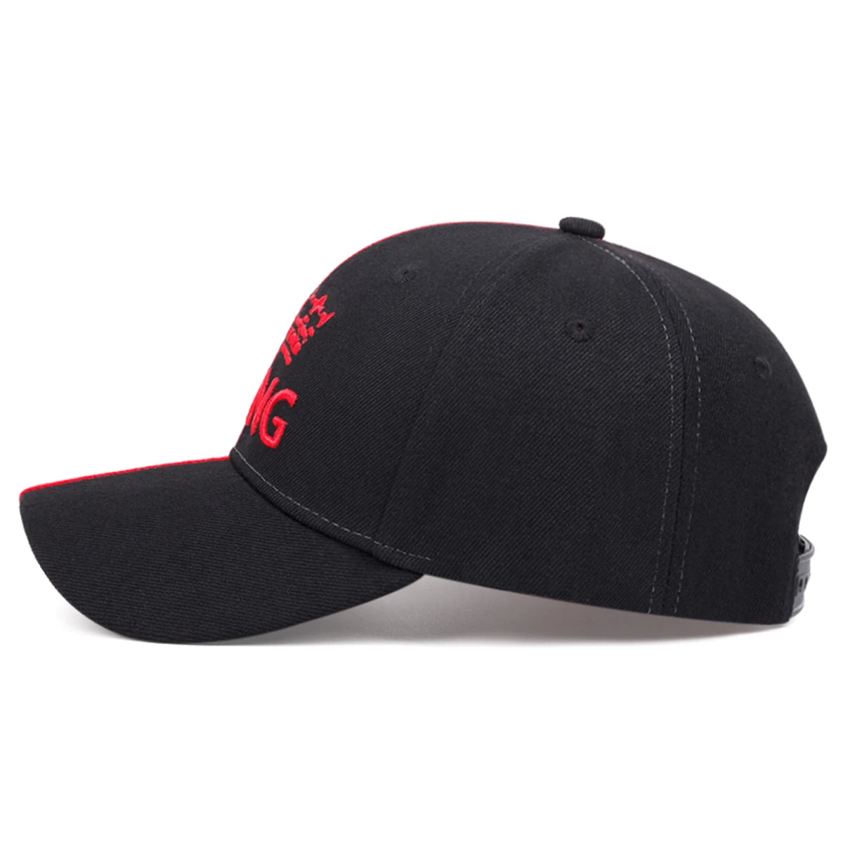 King Crown Double Color Embroidered Men's Trendy Baseball Hat Hip Hop Hat Women's