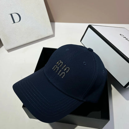 Unisex Luxury Rhinestone Y2K Baseball Cap Spring Summer