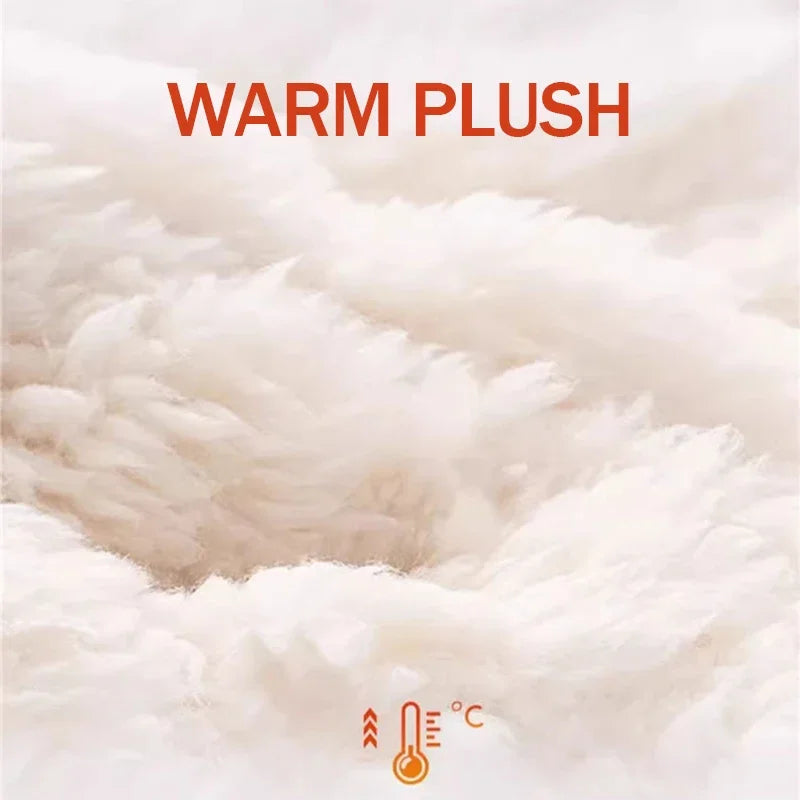 Women Brimless Cap Women Men Warm Lined Knit Ski Beanie Knitted Hats