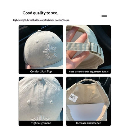 1pc Retro Washed Unisex Baseball Cap Summer