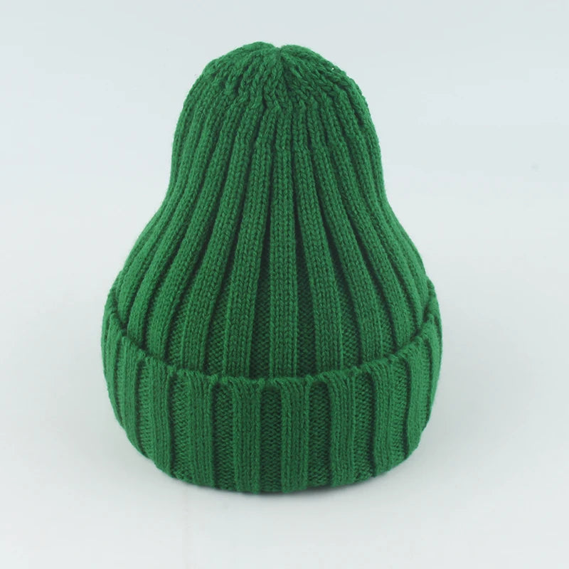 Autumn Winter Beanie Warm Soft Knitted Hat Hip Hop Cap