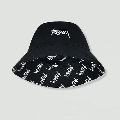 Embroidered Printed Fisherman Hat Men And Women